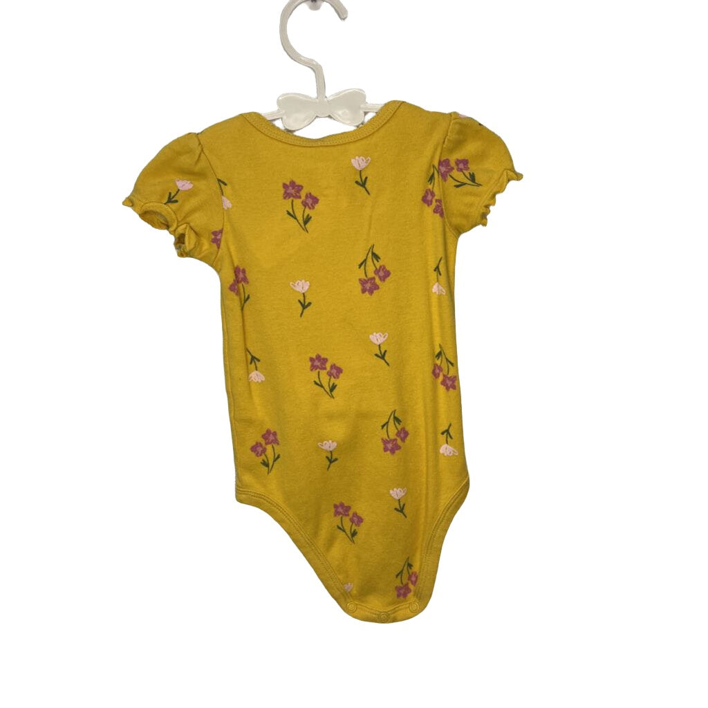 Short Sleeve Onesie & Pants Outfit - Floral