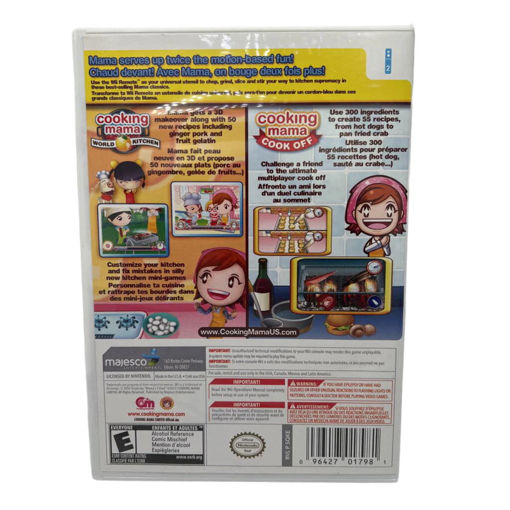 Wii Cooking Mama 2 Pk E