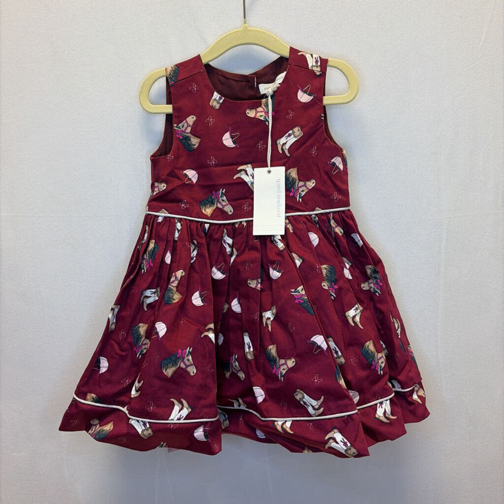 Dress w/Equestrian Design