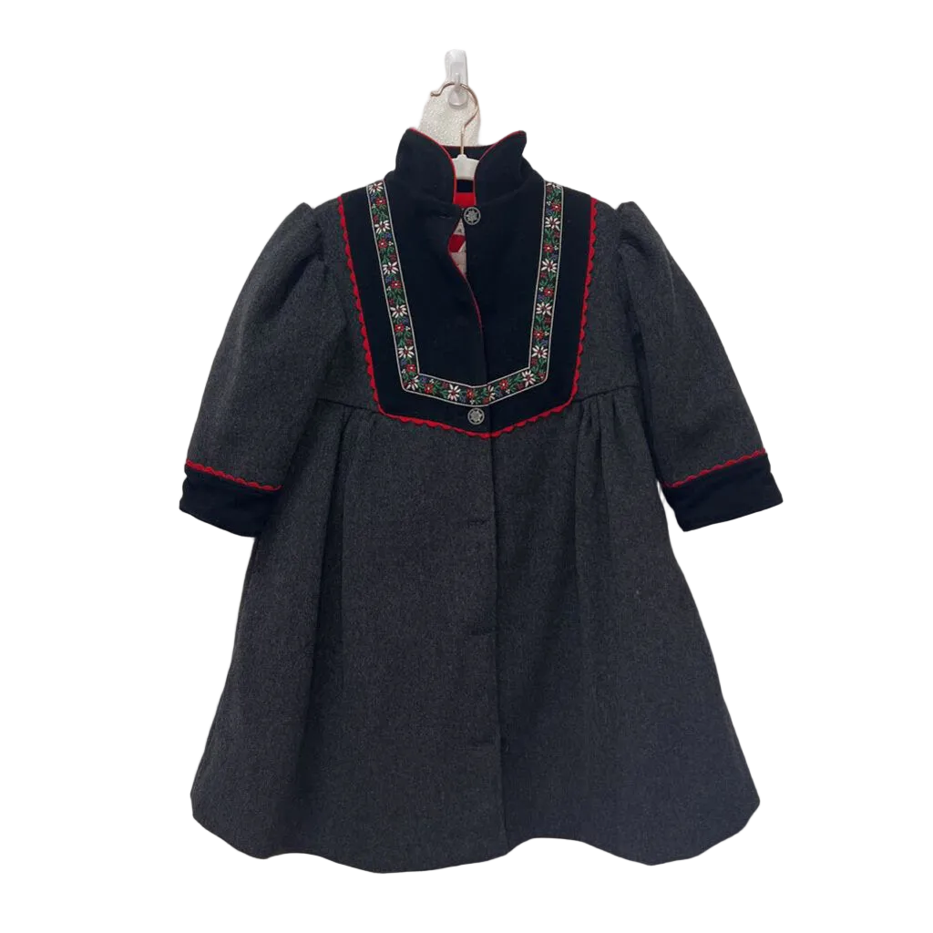 Dress Coat w/Ribbon Details