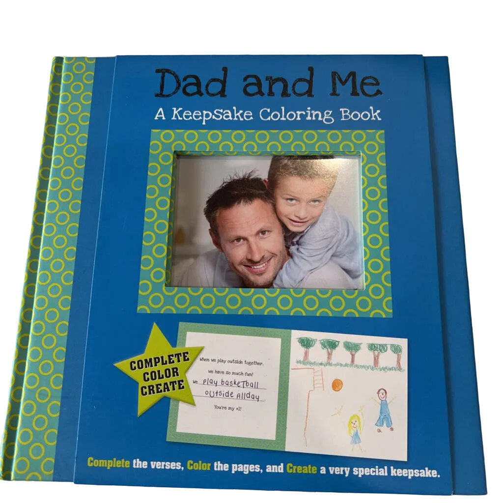 Dad & Me Keepsake Coloring Book