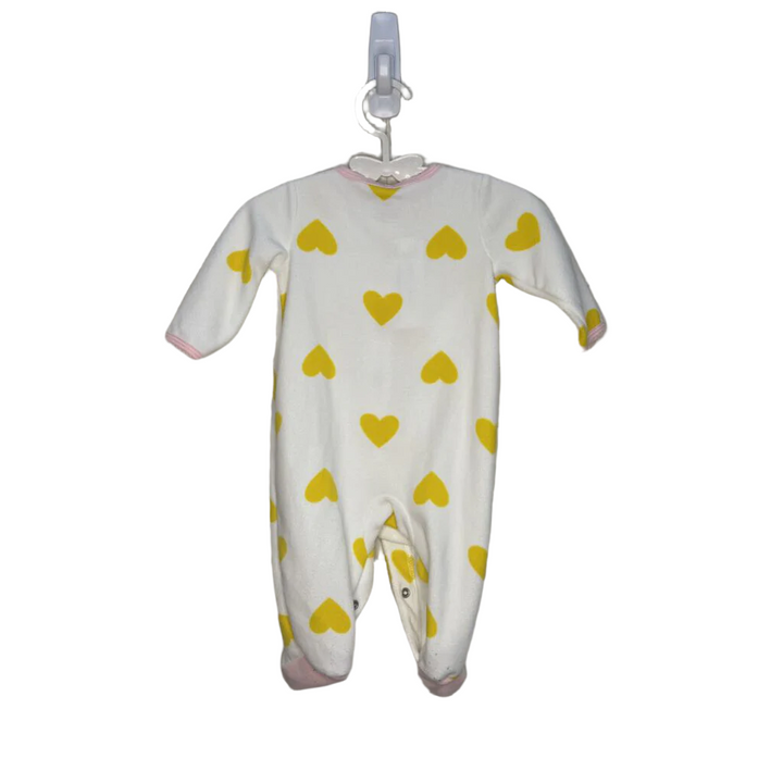 Footed Onesie PJ - Hearts