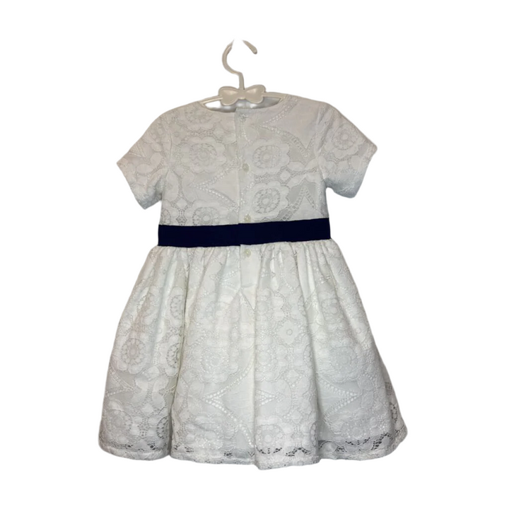 Eyelet Dress w/Ribbon
