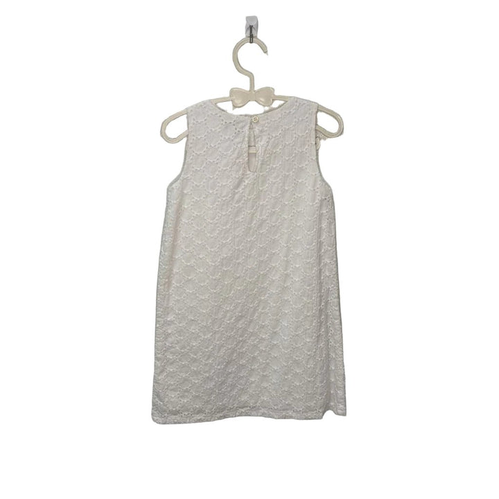 Sleeveless Eyelet Dress