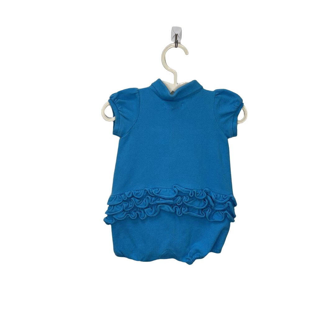 SS Collared Romper / Polo Logo