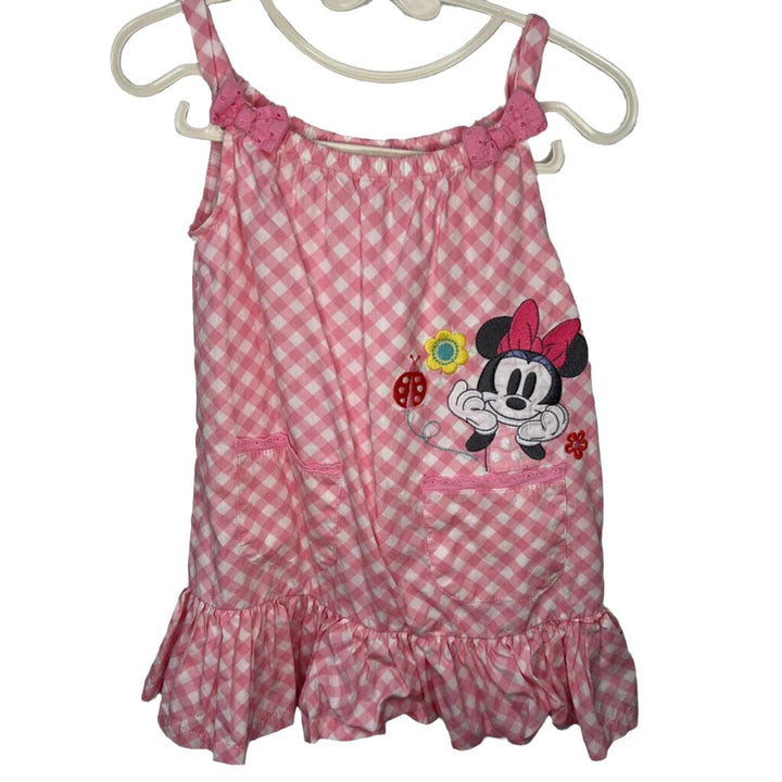 Spaghetti Strap Dress / Minnie / Checker