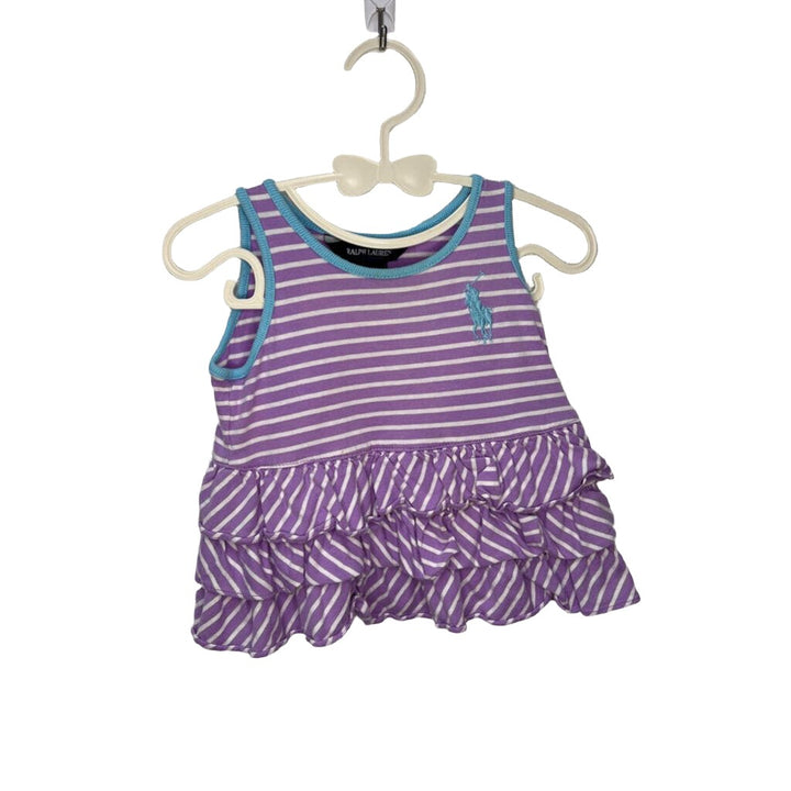 Tank Shirt / Ruffle Bottom / Stripes