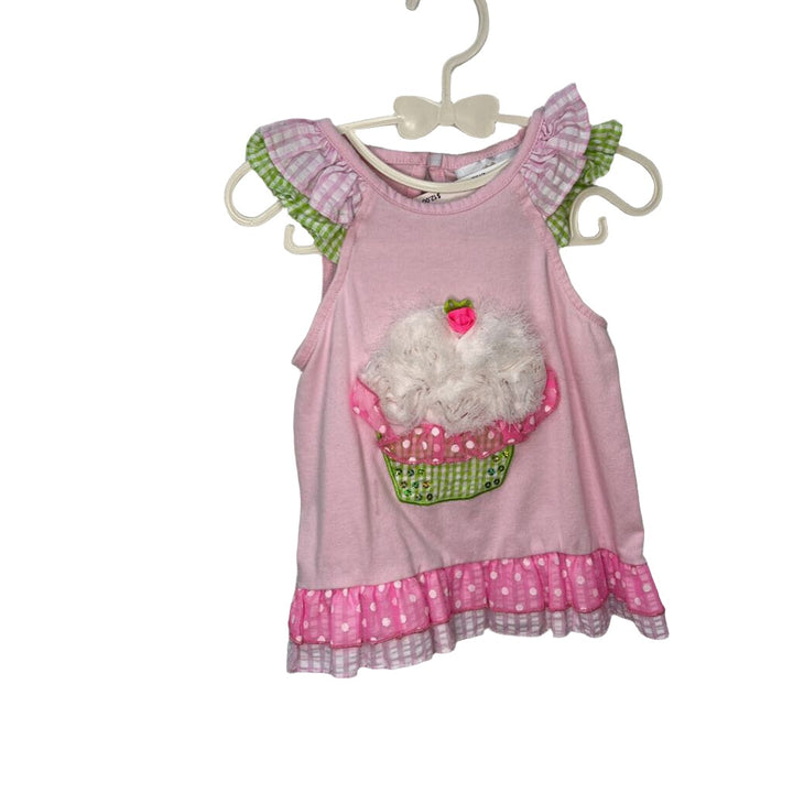 Sleeveless Dress - Flower Basket
