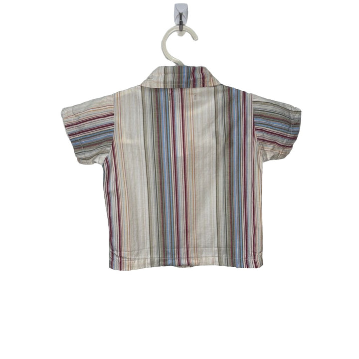 Striped SS Button-Up