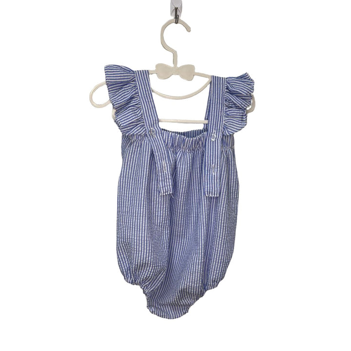 SS Onesie Romper Seersucker