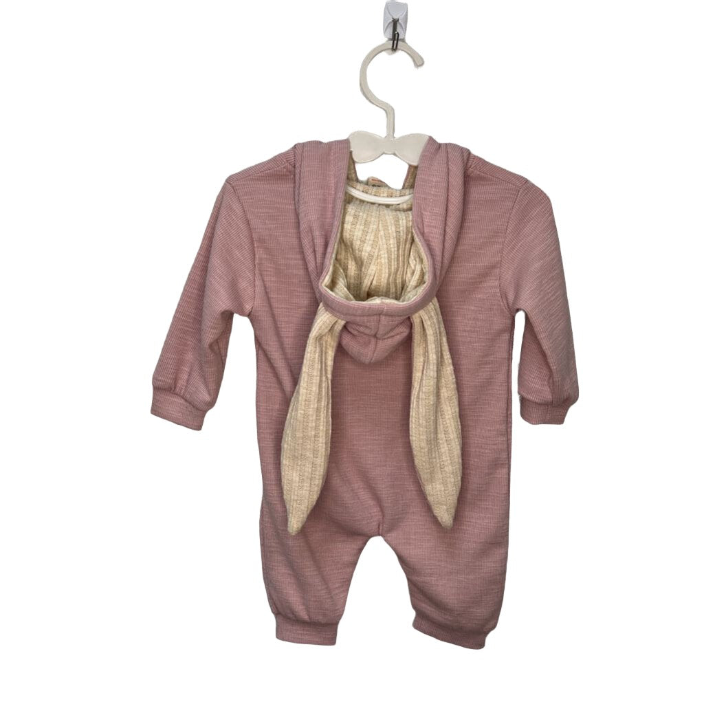Onesie with Hood Bunny Ears