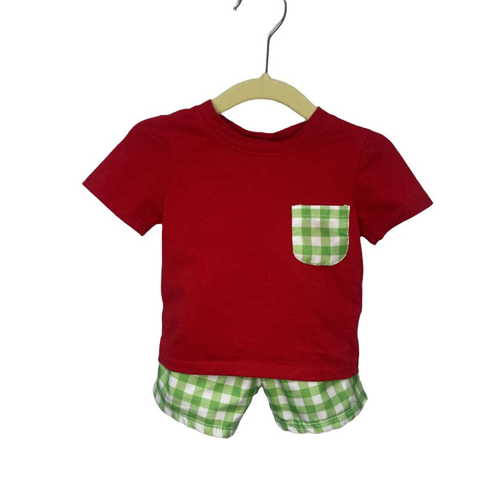 SS Shirt & Shorts / Checkered