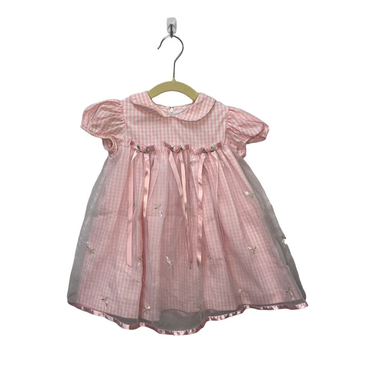 SS Dress w Peter Pan Collar / Checkered