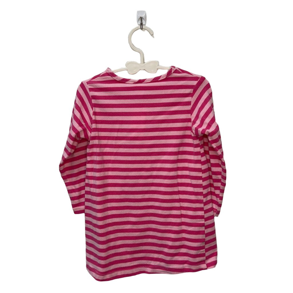 LS Striped Dress / Flower