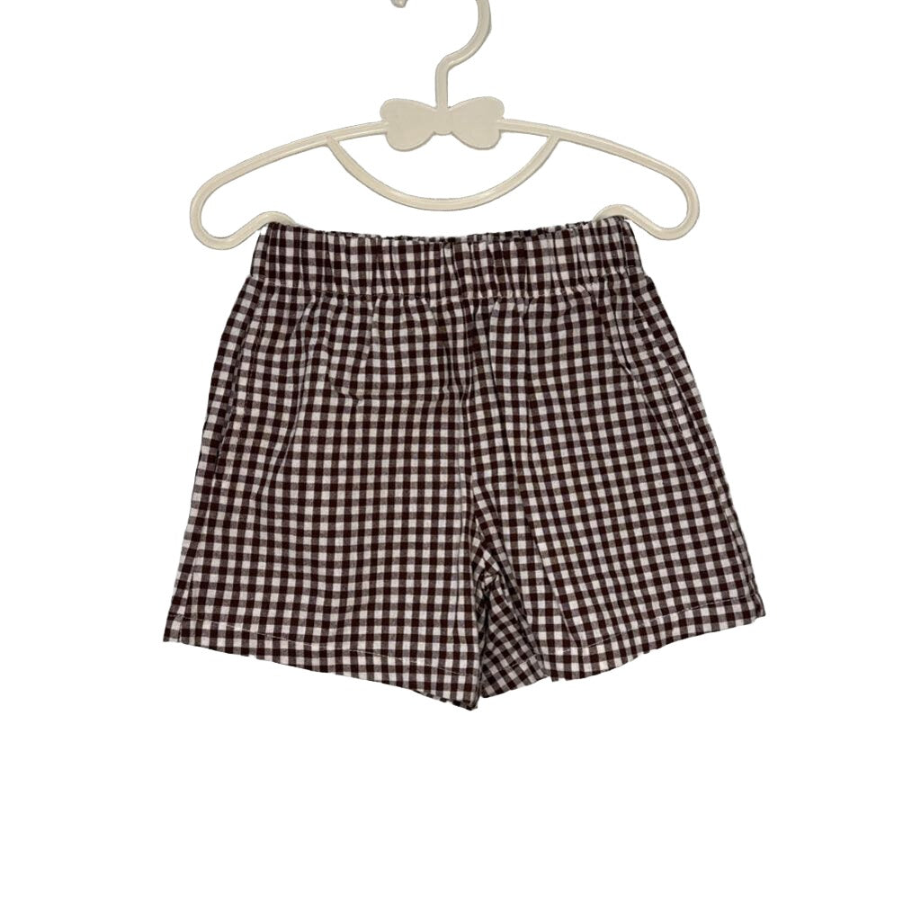 2PC Gingham Short Set