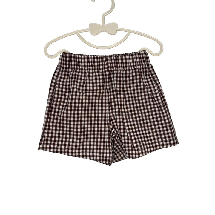 2PC Gingham Short Set