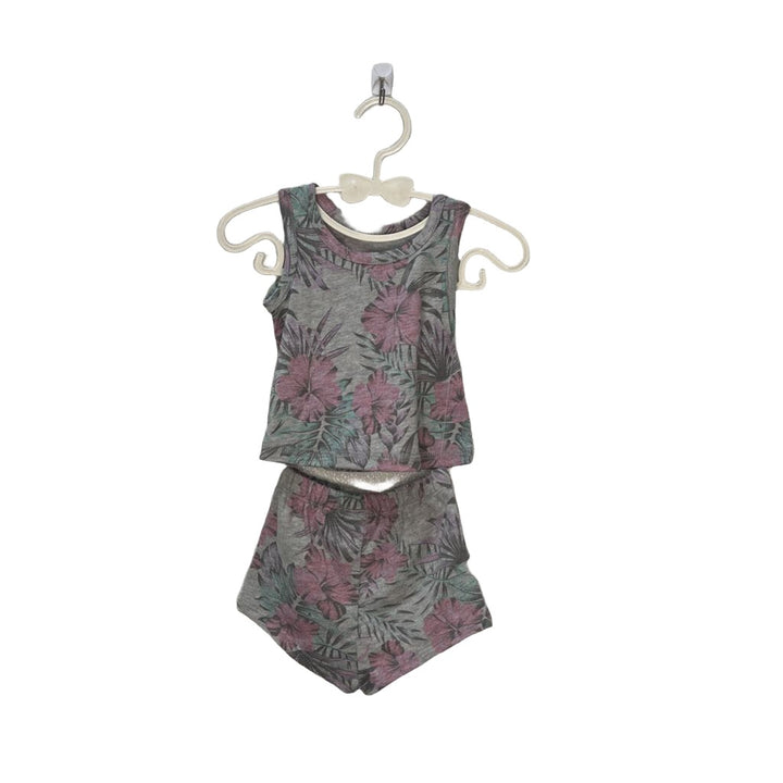 Tank & Shorts Set / Flowers