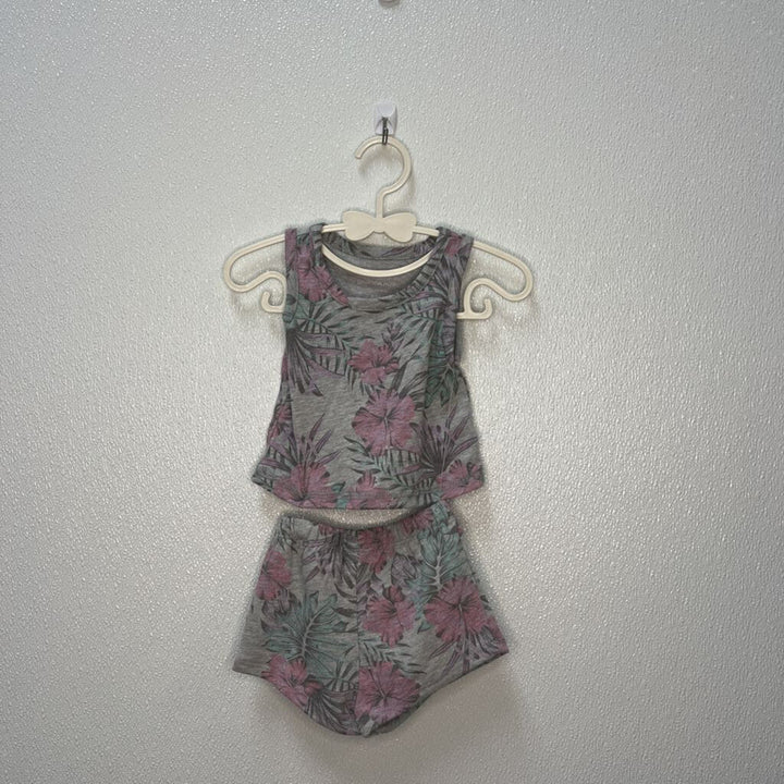 Tank & Shorts Set / Flowers