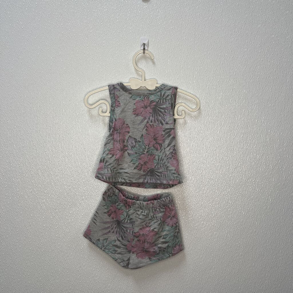 Tank & Shorts Set / Flowers