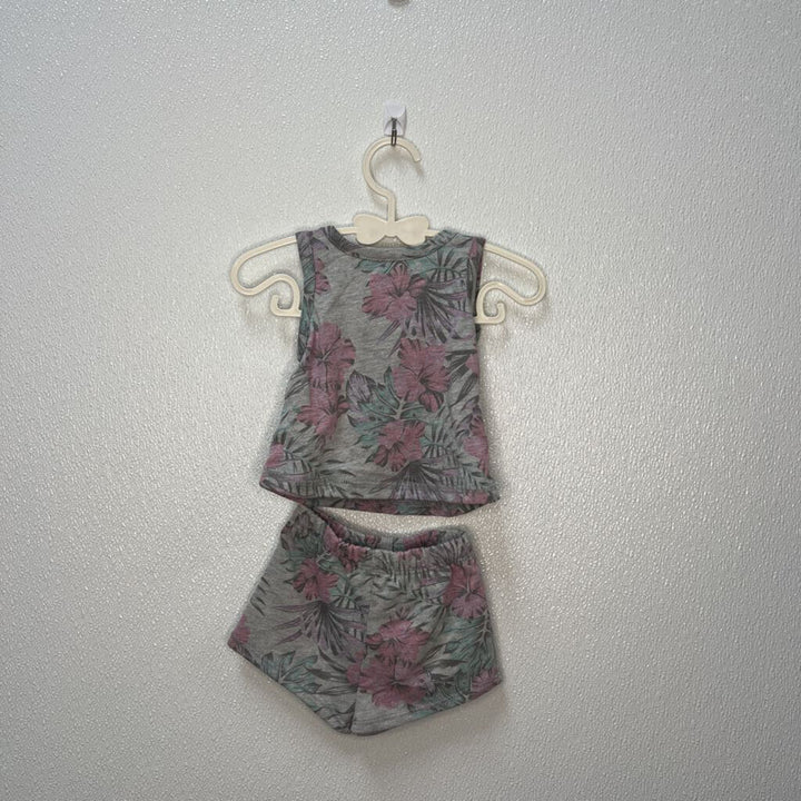 Tank & Shorts Set / Flowers