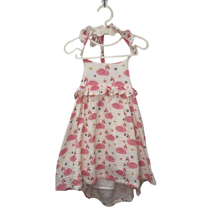 Muslin Halter Dress - Swans