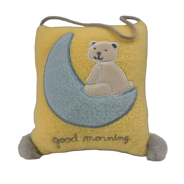 Good Morning / Night Door Plush Hanger