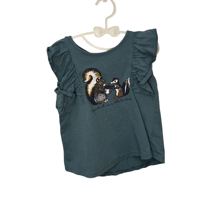 Cotton, Sleeveless w/Squirrels
