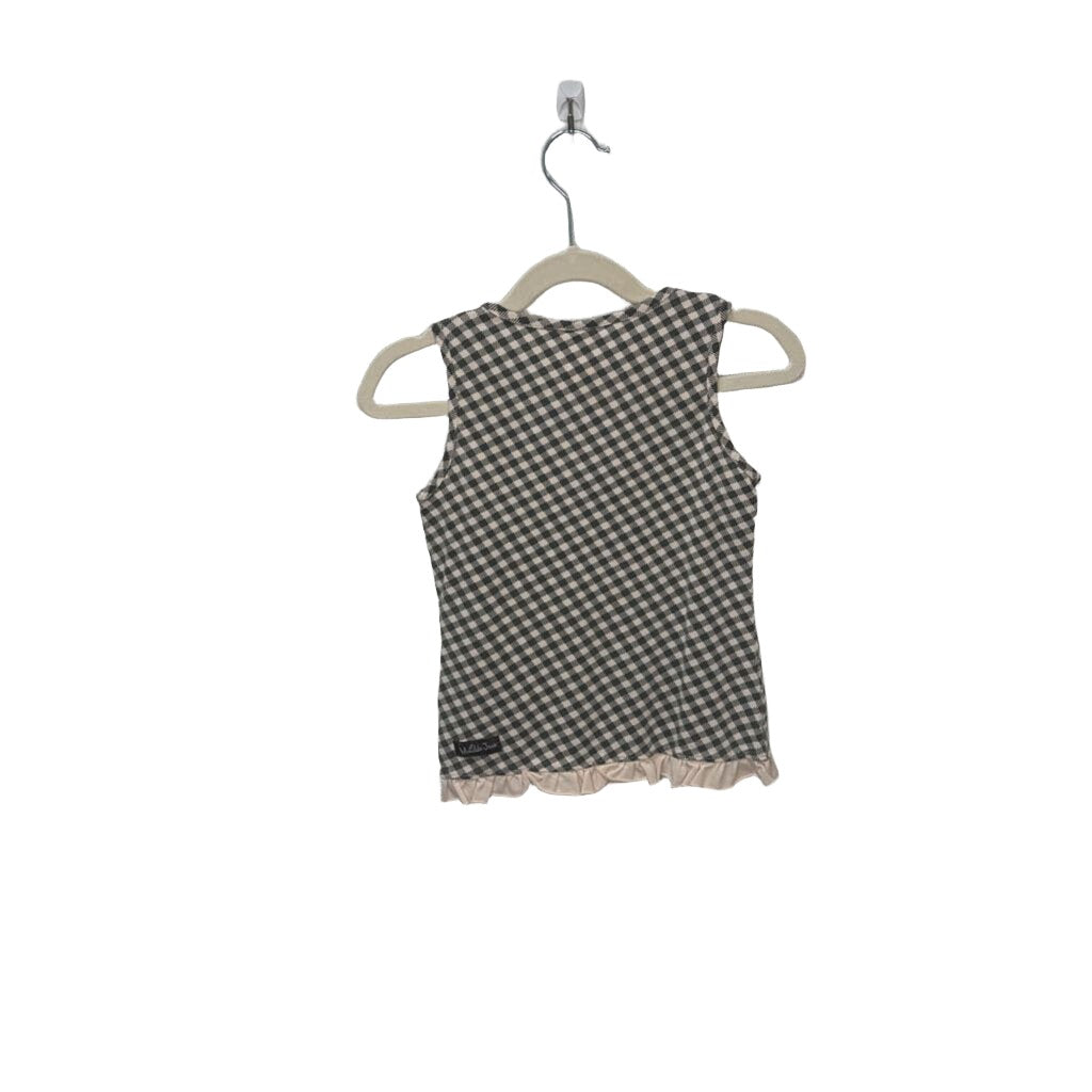 Sleeveless Dress Ruffle Hem