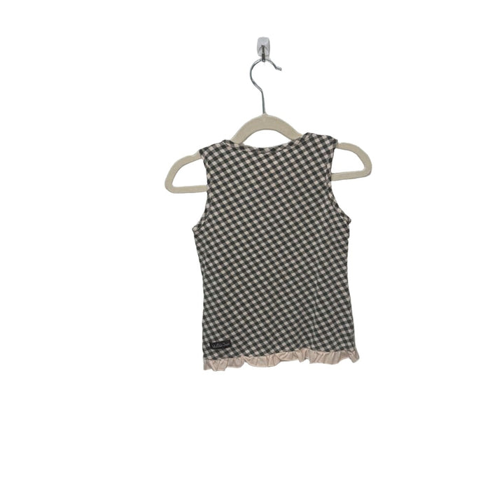 Sleeveless Dress Ruffle Hem