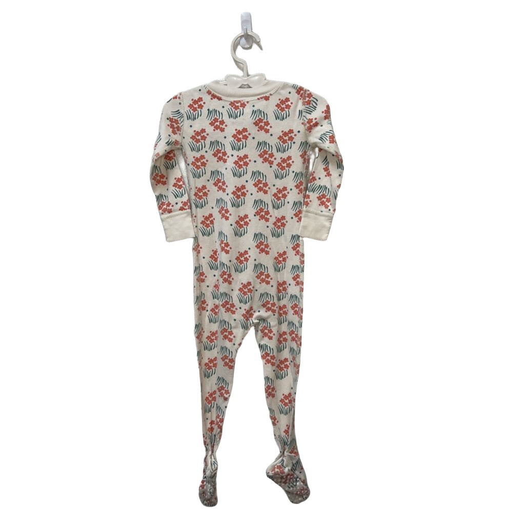 Onesie Footed / Flowers