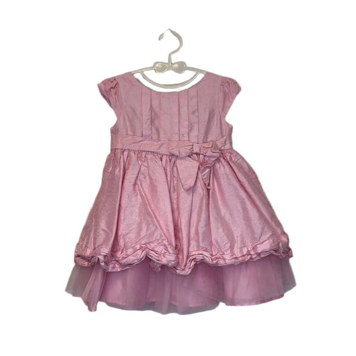 Sleeveless Puffy Dress / Flowers