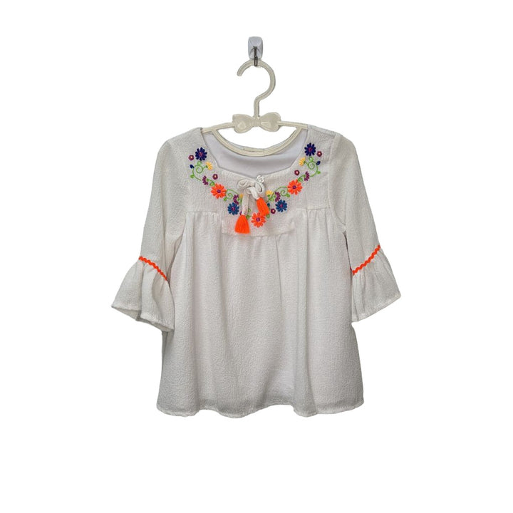 LS Dress w/Embroidery