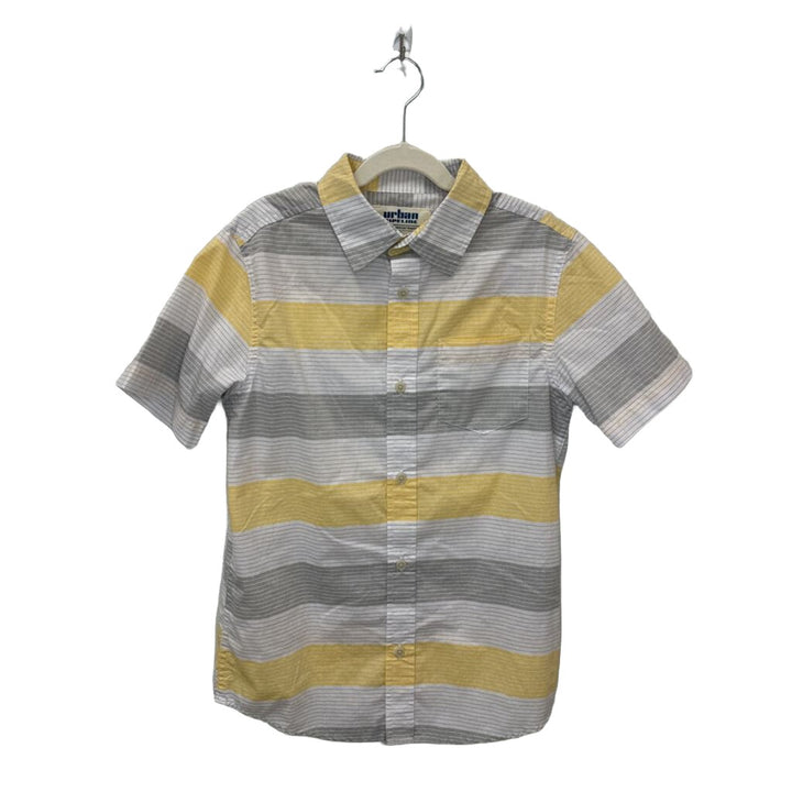 SS Collared Button Up / Striped