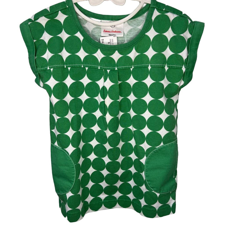 SS Cotton Polka Dot Dress