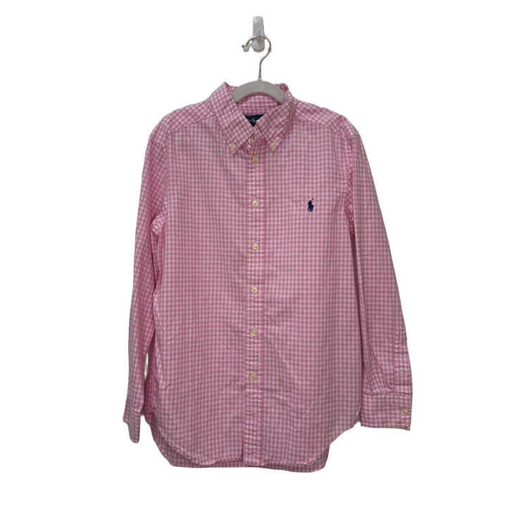 LS Button Up Checkered Shirt