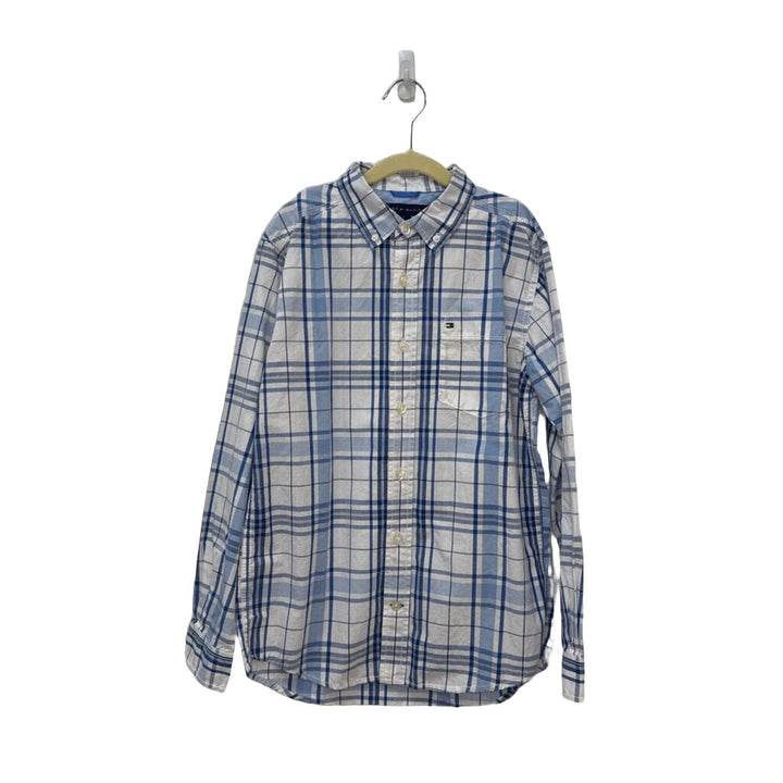 LS Checkered Button Down