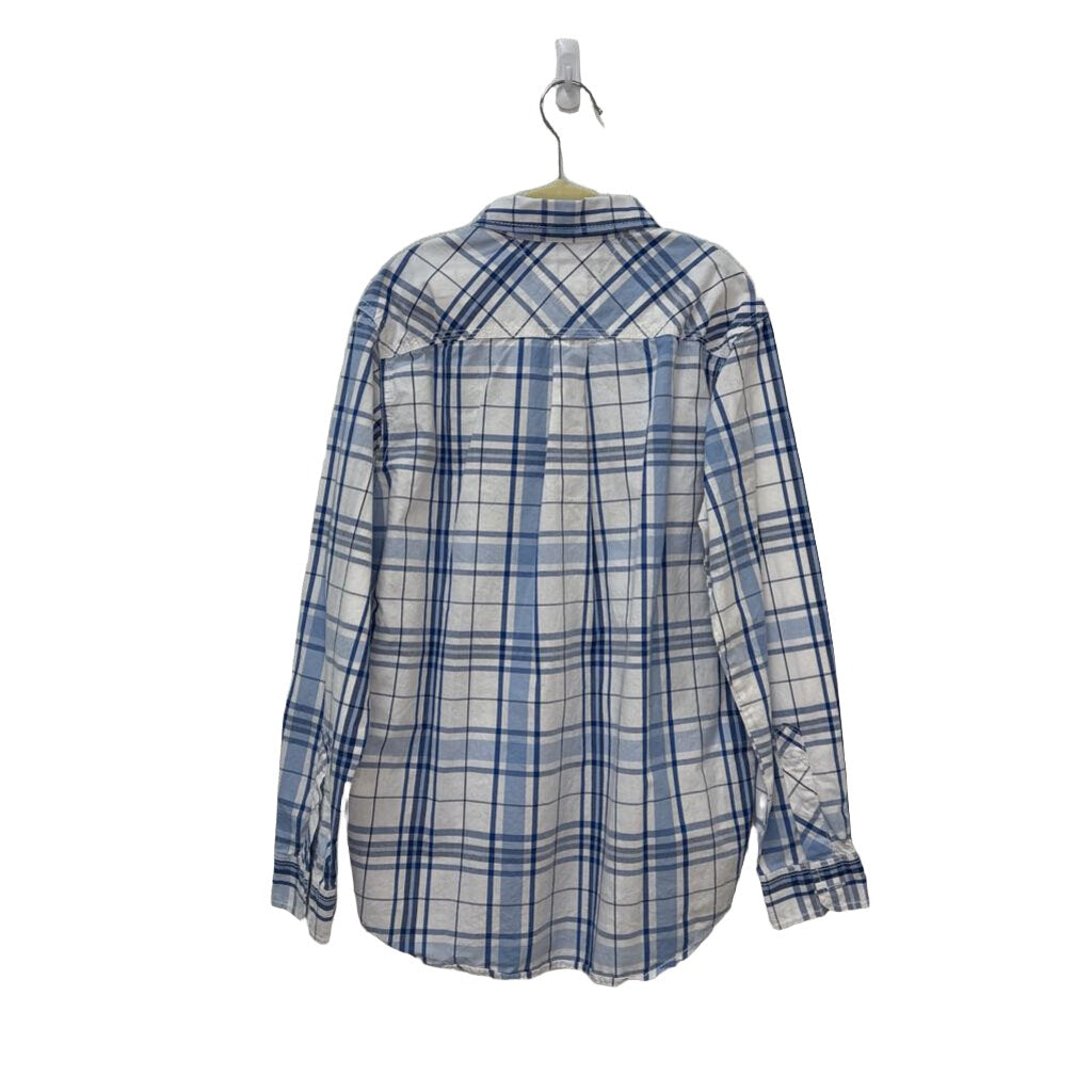 LS Checkered Button Down