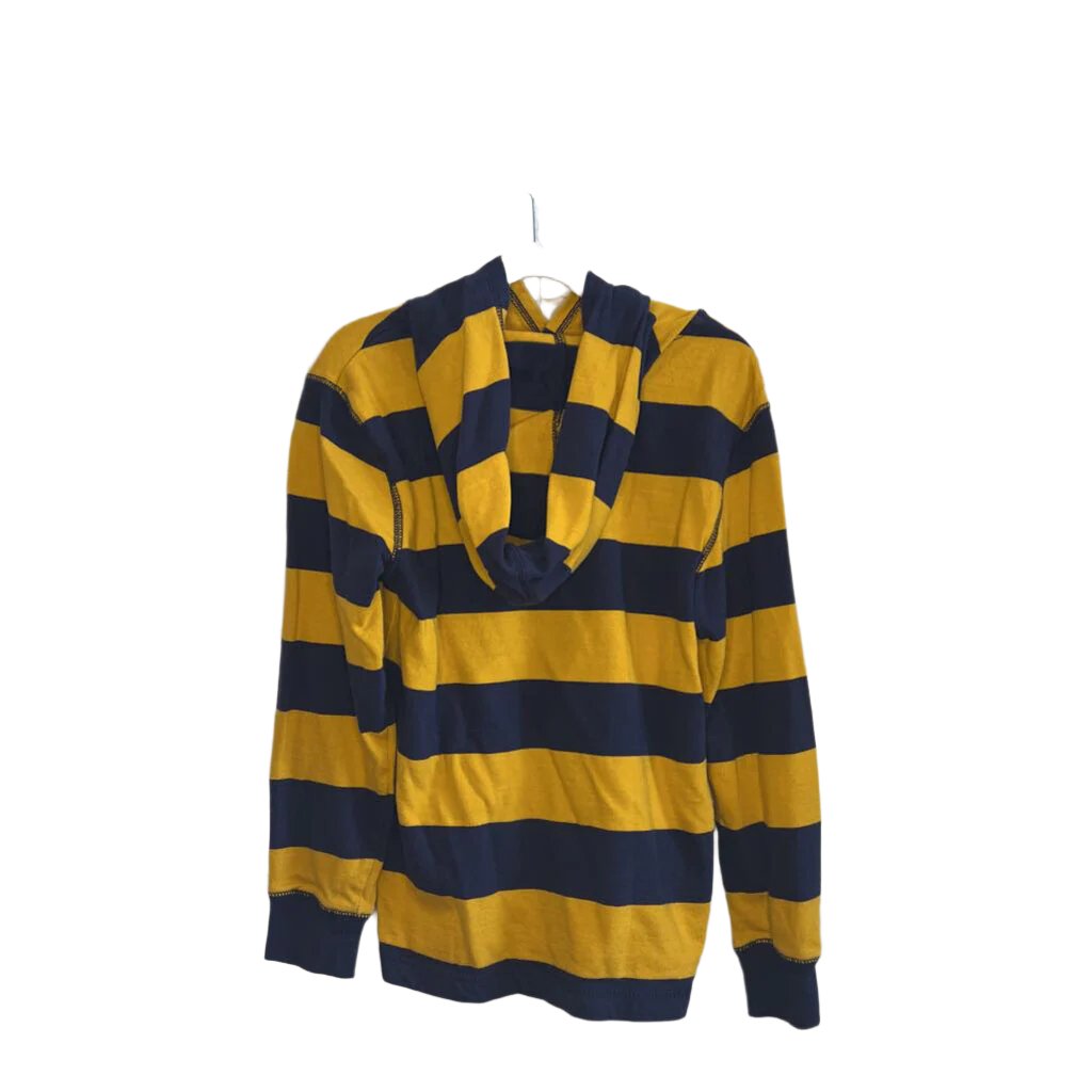 LS Striped Hoodie Shirt