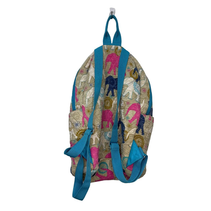 Quilted Elephant Backpack