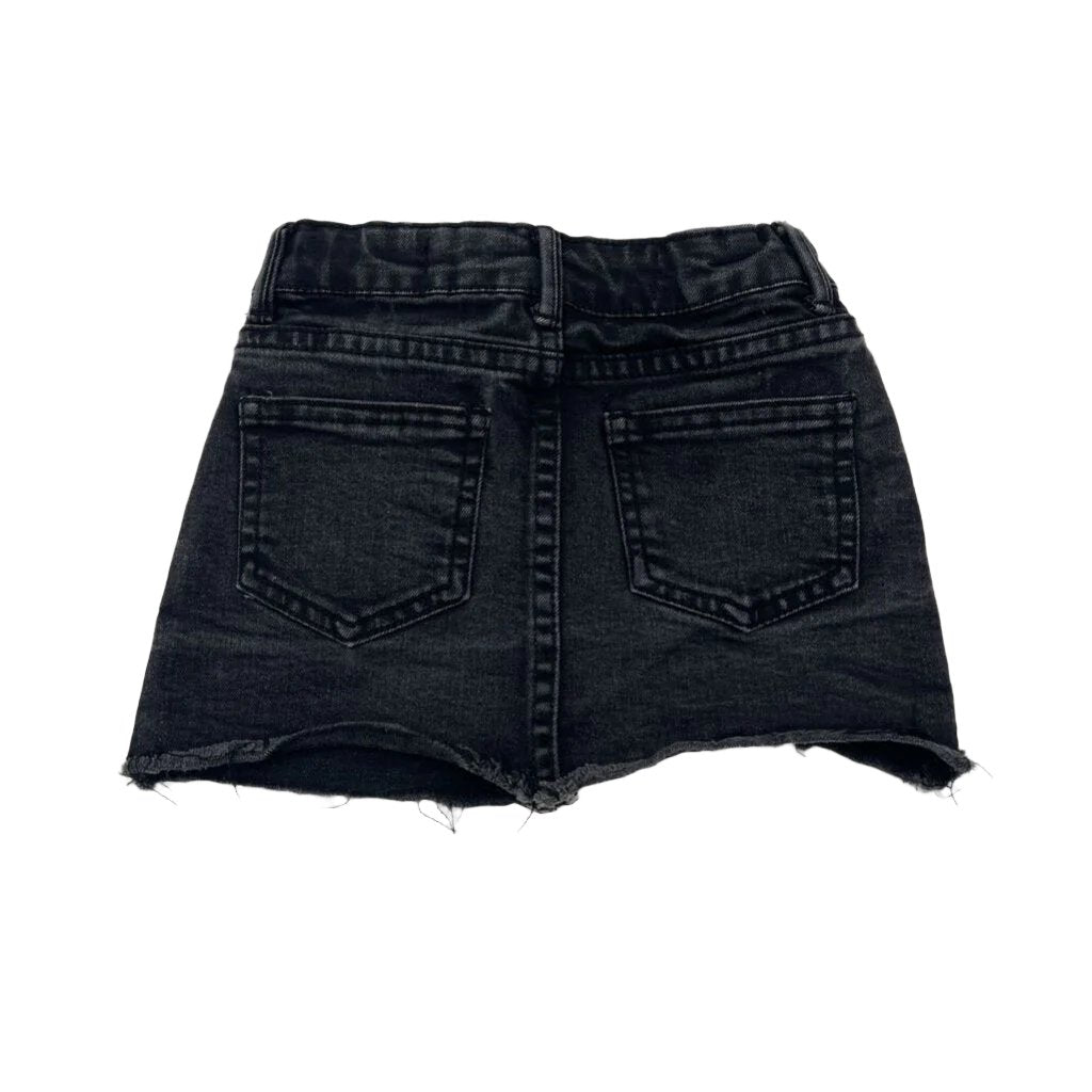 Adjustable Waist Denim Skirt