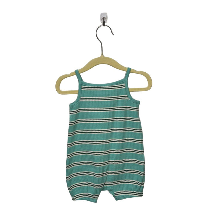 Cotton Striped Romper