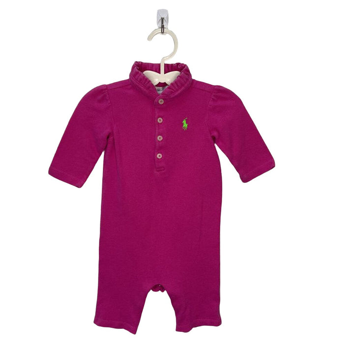 LS Cotton Onesie / Ruffle Collar
