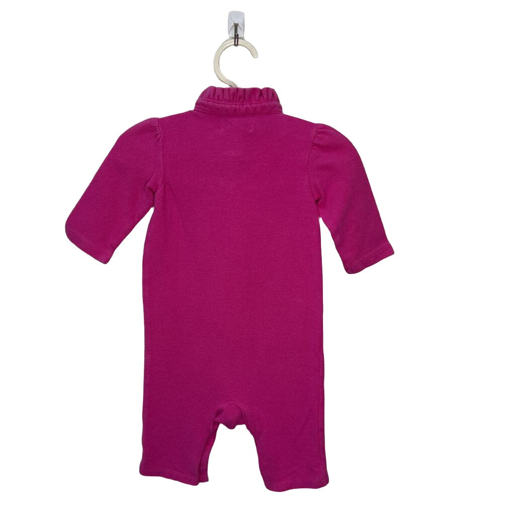 LS Cotton Onesie / Ruffle Collar