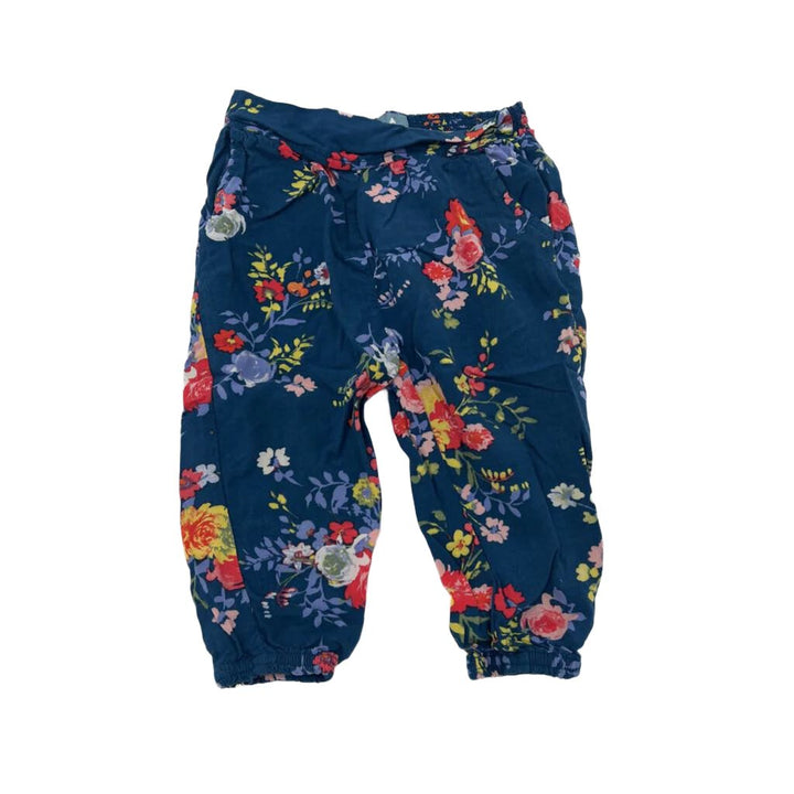 Elastic Waist Lounge Pants / Flowers