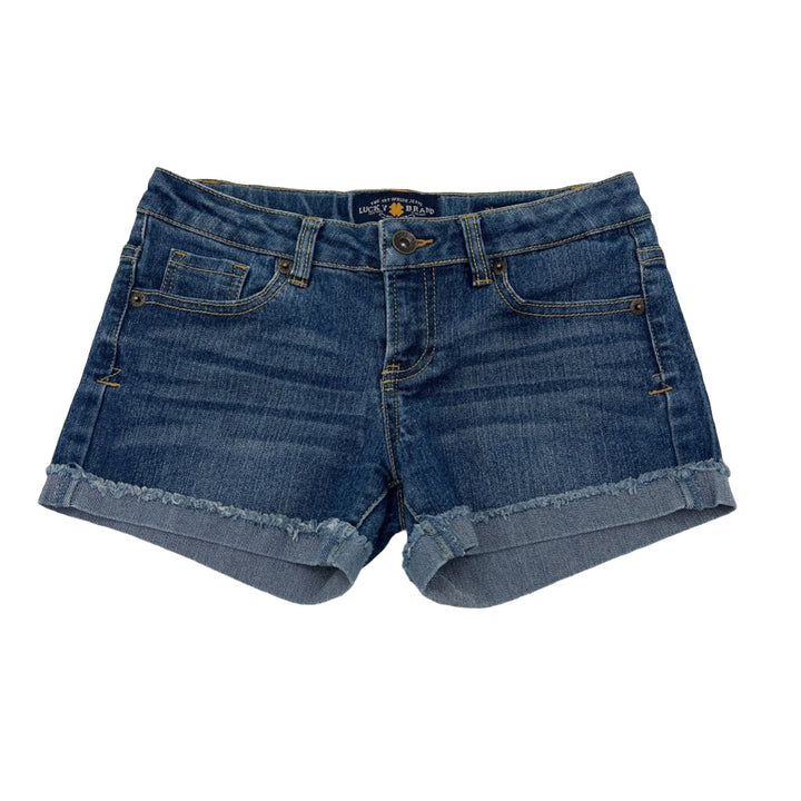 Adjustable Waist Denim Shorts