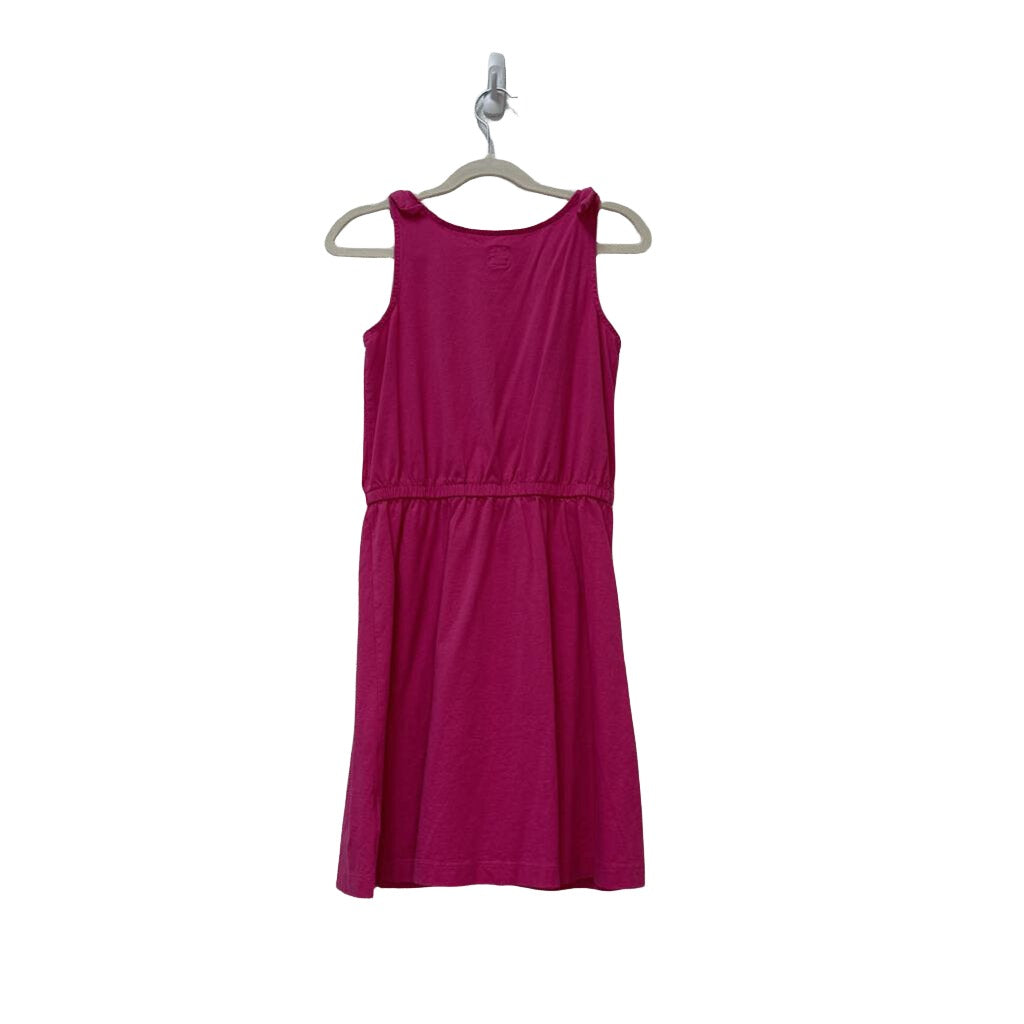 Sleeveless Cotton Dress / Flamingo