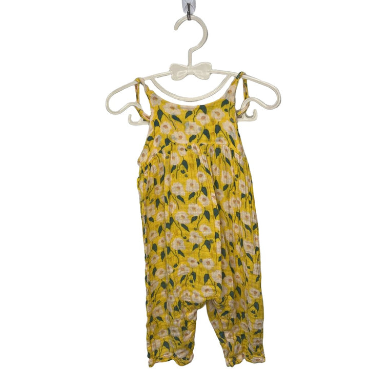 Spaghetti Strap Romper / Flowers