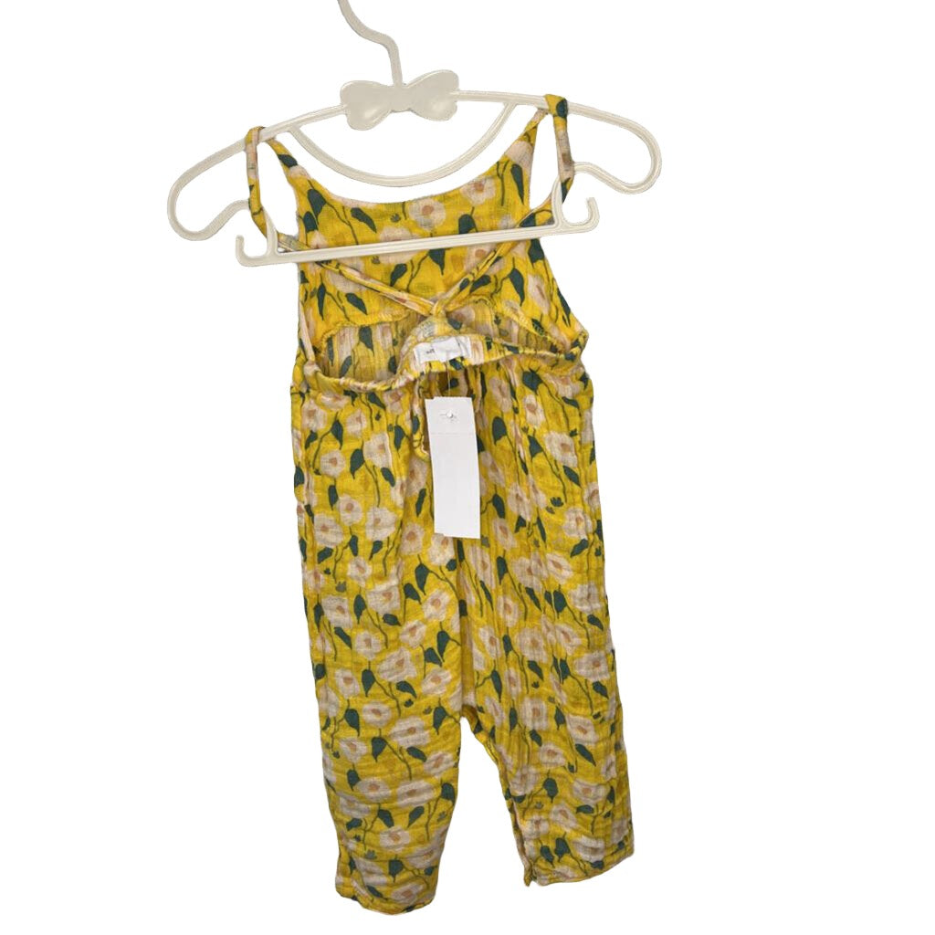 Spaghetti Strap Romper / Flowers