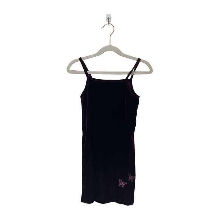 Spaghetti Strap Velvet Dress