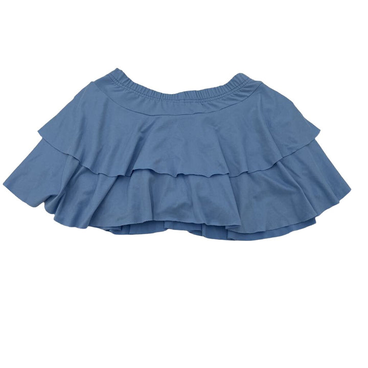 Elastic Waist Ruffled Skort